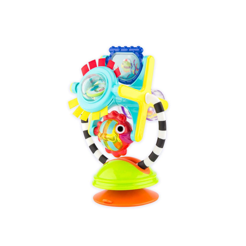 Sassy Fishy Fascination Station 2-in-1 Suction Cup High Chair Toy